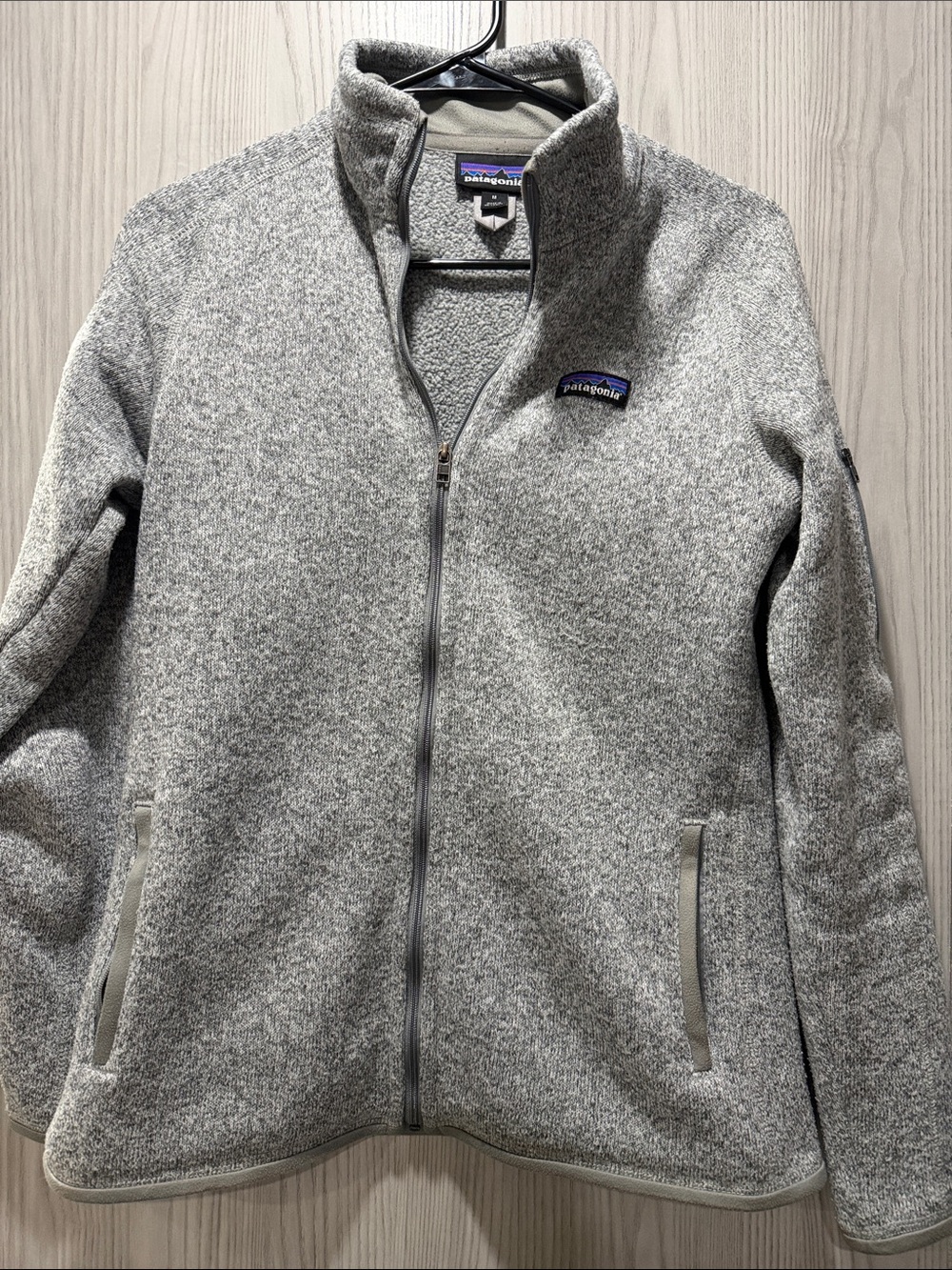 Patagonia Women's Heather Gray Full-Zip Better Sweater Jacket